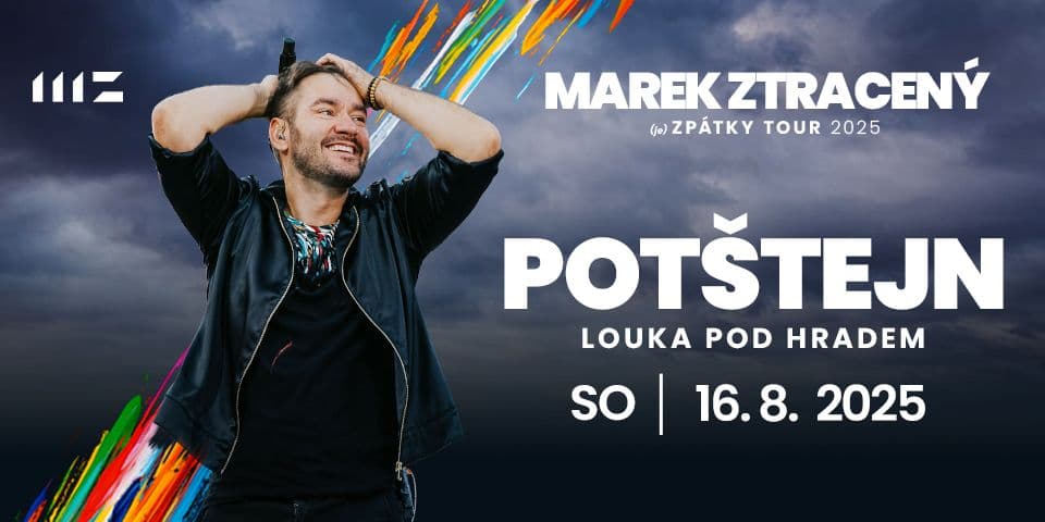 MAREK ZTRACENÝ (je) ZPÁTKY TOUR 2025: Potštejn